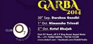 CLUB O7 Garba Ahmedabad - Celebrate Navratri Dandiya Raas at CLUB O7 Ahmedabad