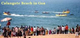 Calangute Beach in North Goa India - Information - Attraction - Details - Photos