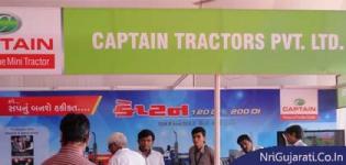 Captain Tractors Pvt. Ltd. Stall at THE BIG SHOW RAJKOT 2014