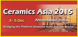 Ceramics Asia 2015 - Asia International Ceramics Industry Exhibition at Ahmedabad