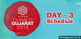 Chaalo Gujarat 2015 USA - DAY 3 Schedule