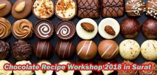 Chocolate Recipe Learning Workshop 2018 in Surat at Swad Cooking Institute
