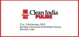 Clean India Pulire 2016 Mumbai - International Clean Show India