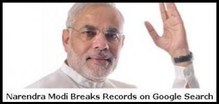 Narendra Modi Breaks Record of Barack Obama on Google Search