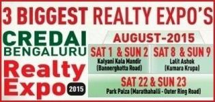 Credai Bengaluru Realty Expo 2015 in Bengaluru India on August 2015