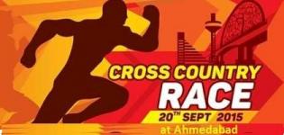Cross Country Race in Ahmedabad from 20th September 2015