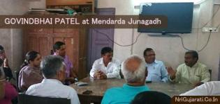 Current Krishi Agriculture Minister of Gujarat GOVINDBHAI PATEL at Mendarda Junagadh: June 2015