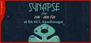 DA-IICT Presents Synapse 2016 in Gandhinagar on 25 to 28 February