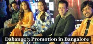 Dabangg 3 Promotion in Bangalore - Salman Khan, Sonakshi, Saiee, Prabhu Deva & Sudeep