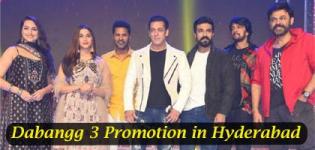 Dabangg 3 Promotion in Hyderabad - Salman Khan with Ram Charan & Venkatesh Daggubati