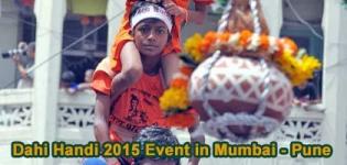 Dahi Handi 2015 Event Photos - Mumbai - Pune Gokulashtami Celebration Images