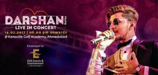 Darshan Raval Live In Concert 2017 in Ahmedabad at Kensville Golf Academy on 14th February