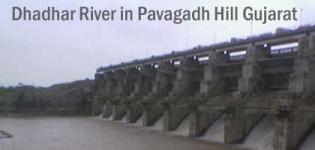 Dhadhar River in Pavagadh Hill Gujarat - Dhadhar River Basin History Details and Photos