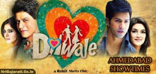 Dilwale Showtimes in Ahmedabad - Dilwale 2015 Movie Show Timings Ahmedabad Cinemas and Theaters