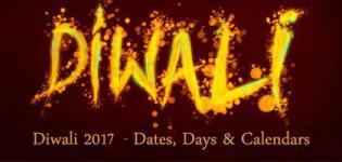 Diwali Holidays 2017 - Diwali Holiday Calendar India