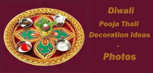 Diwali Pooja Thali Decoration Ideas - Deepavali Laxmi Puja Thali Design Images - Gift Item Pictures