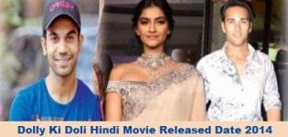 Dolly Ki Doli Hindi Movie Release Date 2014 - Star Cast & Crew