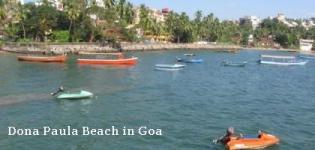Dona Paula Beach in North Goa India - Information - Attraction - Details - Photos