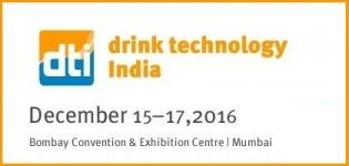 Drink Technology India 2016 - International Trade Fair for Beverage & Food Industry in Mumbai