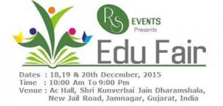 EDU Fair 2015 in Jamnagar at Kunwarbai Jain Dharamshala Presents by RS Events - Details