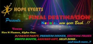 FINAL DESTINATION Neonic New Year Bash 2015 at Alpha One Mall Ahmedabad by Hope Events