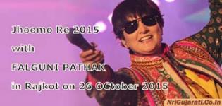 Falguni Pathak in Rajkot at The Elegance Party Plot for Jhoomo Re 2015 Presents by United Events