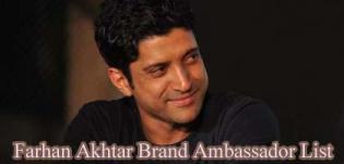 Farhan Akhtar Brand Ambassador List - Endorsement Photo Gallery