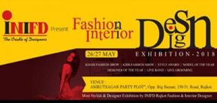 Fashion and Interior Designing Exhibition 2018 by the Designer of INIFD in Rajkot