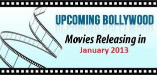 List of New Bollywood Hindi Movies Releasing in January 2013