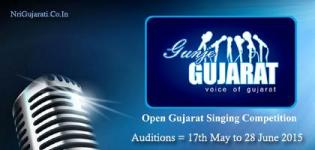 GUNJE GUJARAT 2015 - Open Gujarat Singing Auditions & Competition 2015 in All Cities