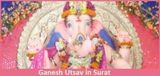 Ganesh Chaturthi in Surat - Ganpati Festival Decoration Images on Ganesh Utsav in Surat