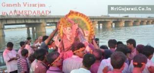 Ganesh Visarjan in Ahmedabad - Live Ganpati Visarjan Ahmedabad Places Images New Pics