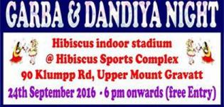 Garba and Dandiya Night 2016 in Brisbane at Hibiscus Sports Complex Brisbane