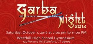Garba Night 2016 in Stamford CT at Westhill High School with DJ Rahul