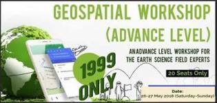 Geospatial an Advance Level Workshop 2018 Arrange in Gandhinagar for Science Field Expert