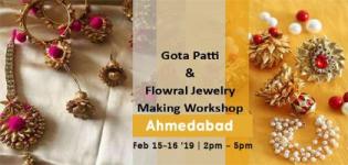 Gota Patti and Floral Jewelry Making Workshop in Ahmedabad Details