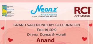 Grand Valentine Day Celebration 2019 at Neonz Lifestyle and Recreation Club in Anand