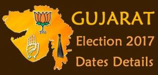 Gujarat Election 2017 Dates - Gujarat Vidhan Sabha Elections 2017 Voting & Results Date