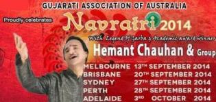 Gujarati Association of Australia Celebrates Navratri 2014 with Hemant Chauhan & Group