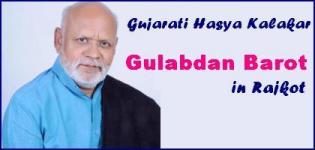 Gujarati Hasya Kalakar Gulabdan Barot in Rajkot for Hasya nu Dhinganu