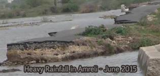Heavy Rainfall in Amreli Bagasara Gujarat - June 2015 Flood Images Latest Photos