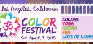 Holi Festival of Colors in Los Angeles 2015 at Excelsior High School in Norwalk CA on 7th March