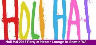 Holi Hai 2015 Bollywood Dance Party with DJ Prashant at Nectar Lounge in Seattle WA