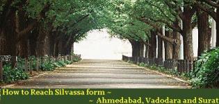 How to Reach Silvassa from Ahmedabad Vadodara and Surat