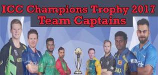 ICC Champions Trophy 2017 Team Captains Name List