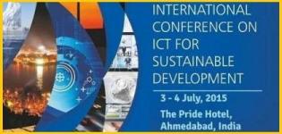 ICT4SD 2015 - International Conference on ICT for Sustainable Development at Ahmedabad