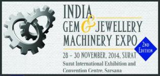 India Gem Jewellery Machinery Expo 2014 IGJME in Surat for 2nd Edition