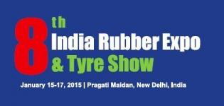 8th India Rubber Expo & Tyre Show 2015 in New Delhi at Pragati Maidan