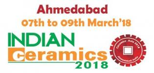Indian Ceramics Ahmedabad 2018 - Ceramic Materials Supplies Machinery Show