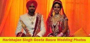 Indian Cricketer Harbhajan Singh and Actress Geeta Basra Royal Wedding Pics - Latest Marriage Photos